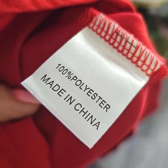 Hello Molly Red Hot Vibes Strapless Mini Dress Size Large - Picture 9 of 9